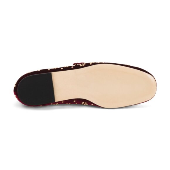 LARROUDE Made In Brazil Velvet Blair Ballet Flats - Picture 3 of 3